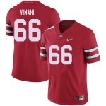 Men's Ohio State Buckeyes #66 Enokk Vimahi Red Nike NCAA College Football Jersey March FKD3444PU